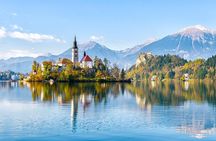Postojna cave, Predjama castle and Lake bled from Ljubljana
