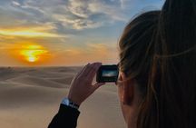 Sunrise Desert Safari with Quad bike and Sandboarding,