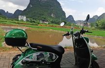 Full-Day Li-River with the 4 Star Luxury Boat VIP Room & Yangshuo E-scooter Tour