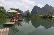 2-hours Yangshuo Yulong Bamboo Boat Tour with the Round-way Private Transfers