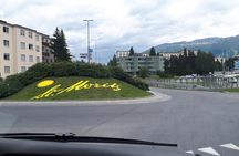 Bernina train and Swiss Alps. Departure from Desenzano