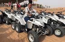 Evening Desert Safari with Quad Bike, Dune Bashing, Entertainments, BBQ Dinner