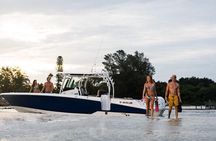 Private New Powerboat to St John & LimeOut. Full Day USVI 