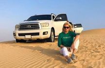 Desert Safari 4x4 Drive With Camel Ride,Belly DanceTanura & Fire Show BBQ Dinner