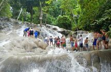 Private Round Trip Transfer to Dunns River Climb and Zipline over the Falls! 