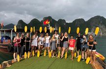Halong Bay Overnight Cruise With Full Activities Kayak, Swim, Cave, and Meals...