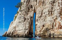A guided day of exploration in sea kayaking, discovery of the National Park.