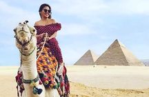 Explore The Great Pyramids of Giza Riding a Camel or Horse