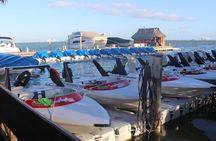 Live the AMAZING EXPERIENCE driving your own Speedboat and Snorkel in CANCUN.