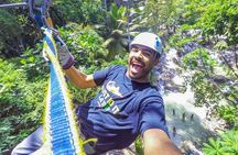 Private Round Trip Transfer to Dunns River Climb and Zipline over the Falls! 