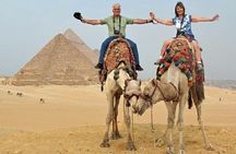 Private Tour to Giza Pyramids, & the National Museum & Old Coptic city & Bazaar