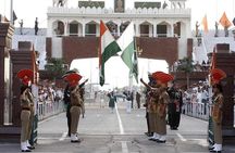Flag Lowering Ceremony at Attari from Amritsar