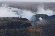 Helicopter Ride above the Falls Window View
