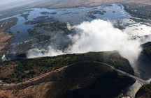 Helicopter Ride above the Falls Window View