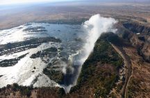 Helicopter Ride above the Falls Window View