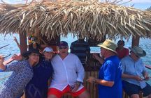 East End Private Floating Tiki Island Adventure, Lunch & Transportation