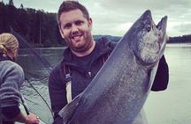 Sturgeon fishing on the Fraser river