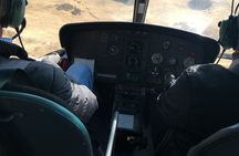 Landing Helicopter at Annapurna base camp from Pokhara tour
