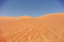 Sunset in Al Wahiba Sands. (Sunset at the desert)