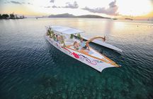 Bora Bora Sunset Cruise and Dinner at St James restaurant 