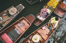 Bangkok Damnoen Saduak Floating Market and Erawan Waterfall (minimum 2 pax)