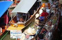 Bangkok Damnoen Saduak Floating Market and Erawan Waterfall (minimum 2 pax)