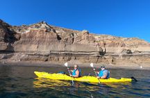 Santorini Sea Caves Kayak Trip with Snorkeling & Picnic