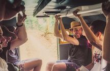 Elephant Sightings , Bamboo Rafting Through The Jungle, Swimming In a Waterfall