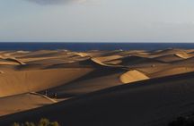 Step e-Scooter Tour Playa Ingles + Camel Ride on Masplomas Dunes
