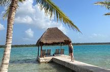 Bacalar Seven Color Lagoon and Mayan Experience Tour from Costa Maya