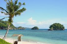 Boracay Island Hopping + Hot Kawa + Parasailing + Helmet Diving 