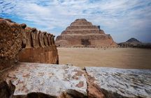 Full-Day Giza Pyramids Sphinx Sakkara Private Tour with Pickup