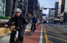 Market Food Tour & Evening E-bike Ride in Seoul