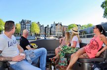 Amsterdam Canal Cruise on a small open boat (max 12 guests) 