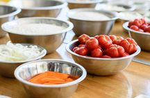 Private Santorini Cooking Class with a Chef Overlooking a Beautiful Garden