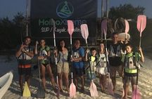 Bioluminescence paddling in kayak or SUP