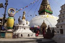 Swayambhunath Buddhist Stupa Hiking from Thamel, Kathmandu