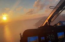 Private Helicopter Tour Santorini 30 minutes - up to 4 passengers