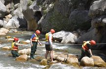 Gorges of Tiberius in rubber dinghy, Unesco Geopark site
