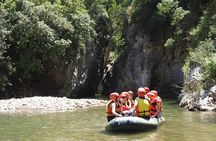 Gorges of Tiberius in rubber dinghy, Unesco Geopark site