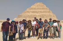 5 sites: Giza Pyramids, Sphinx, Saqqara, Dahshur, Memphis in private tour
