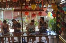 Tour to Tra Que Vegetable Village, Silk Weaving & Lantern Making Class 