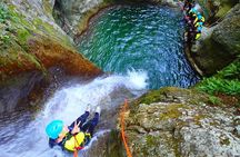 First canyoning in Grenoble in the Vercors