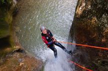 First canyoning in Grenoble in the Vercors