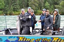 Full day Alaska Salmon Fishing on the Kenai Peninsula
