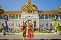 Grand Palace, Damnoen Floating Market & Maeklong Railway Market Tour – Full Day