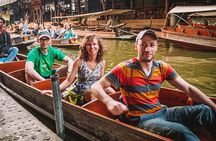 Grand Palace, Damnoen Floating Market & Maeklong Railway Market Tour – Full Day
