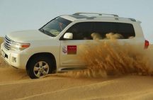 Desert Safari with Quad Bike, Camel Ride, Sand Surf, BBQ & Shows