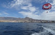 Parascending Tenerife. Stroll above the south Tenerife sea