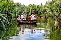 Hoi An countryside biking tour, water buffalo+ basket boat ride 